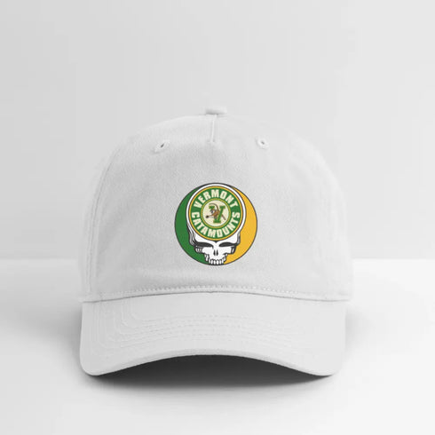 University of Vermont Grateful Dead Stealie Dad Hat - white