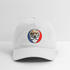Custom Dog Stealie Grateful Dead Dad Hat (44) - white