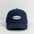 Life is dead. Signature Oval Blue Grateful Dead Stealie Dad Hat - navy
