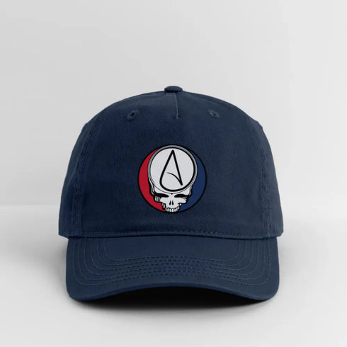 Athiest Stealie Grateful Dead Dad Hat - navy