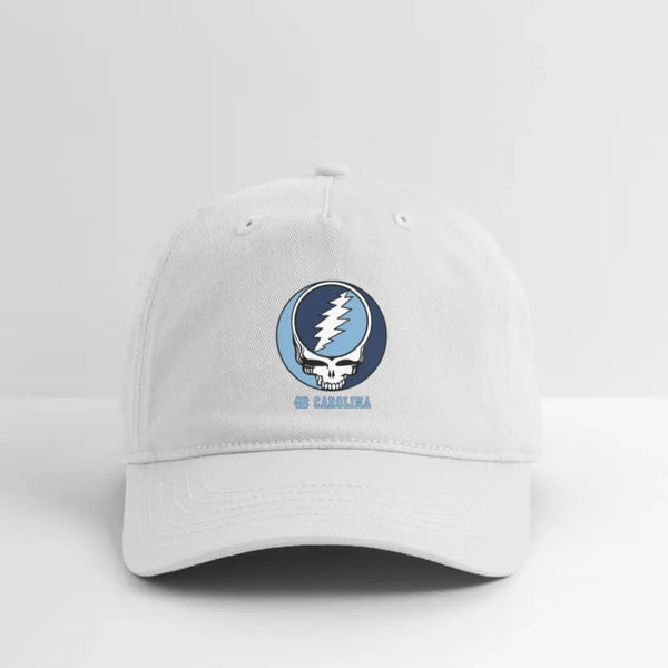 University of North Carolina Grateful Dead Stealie Dad Hat - white