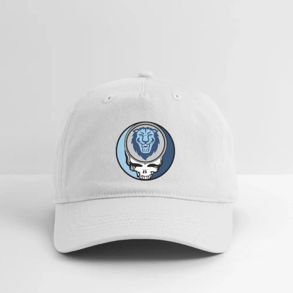Columbia University Grateful Dead Stealie Dad Hat - white