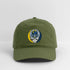 Los Angeles Rams Grateful Dead Stealie Dad Hat - olive green