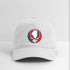 Illinois Map Stealie Grateful Dead Dad Hat - white