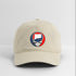 Connecticut Map Stealie Grateful Dead Dad Hat - khaki