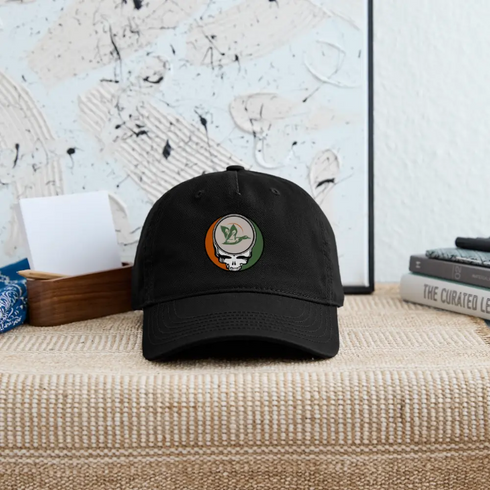 Duck Hunting Grateful Dead Stealie Dad Hat - black