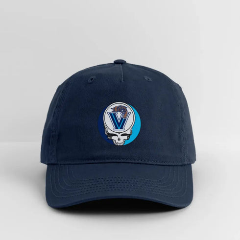 Villanova University Grateful Dead Stealie Dad Hat - navy