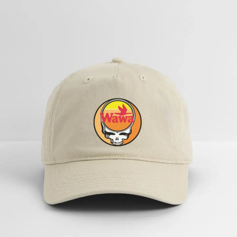 Wawa Stealie Grateful Dead Stealie Dad Hat - khaki