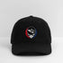 Superior National Forest Fire Stealie Grateful Dead Stealie Dad Hat - black