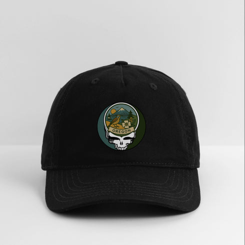Oregon Stealie Grateful Dead Dad Hat - black