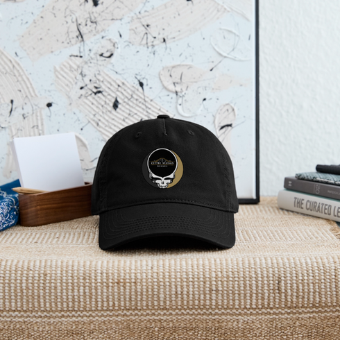 Centre Street Stealie Grateful Dead Dad Hat - black