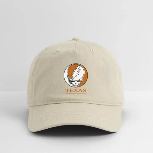 University of Texas Grateful Dead Stealie Dad Hat - khaki