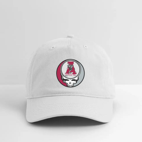 Vintage Alabama "Cecil" Stealie Grateful Dead Stealie Dad Hat - white