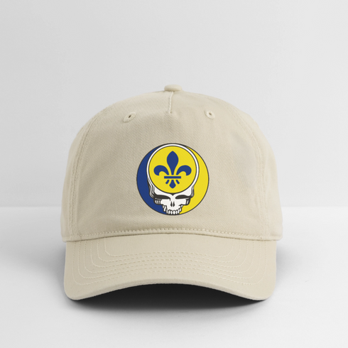 St. Louis Flag Stealie Grateful Dead Dad Hat - khaki