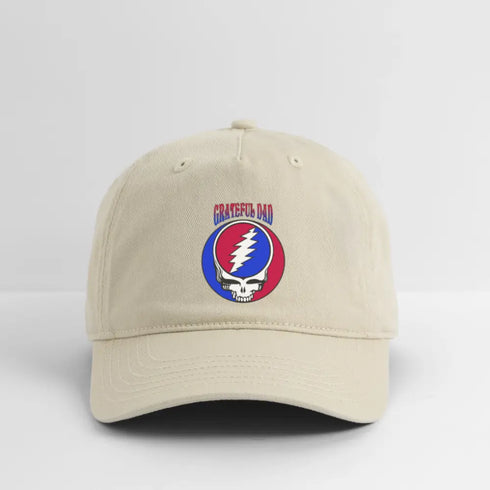 Grateful Dad Stealie Hat - khaki