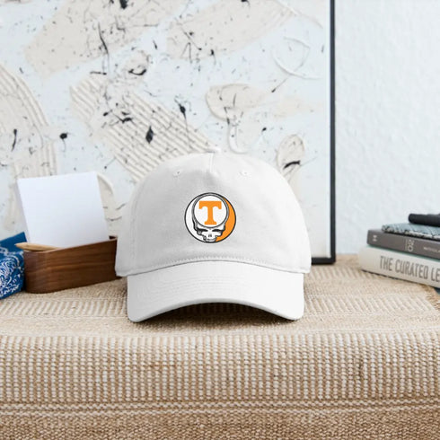 University of Tennessee Grateful Dead Stealie Dad Hat - white