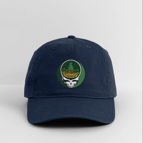 Vermont Stealie Grateful Dead Dad Hat - navy