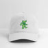 Green Dancing Bear Grateful Dead Stealie Dad Hat - white