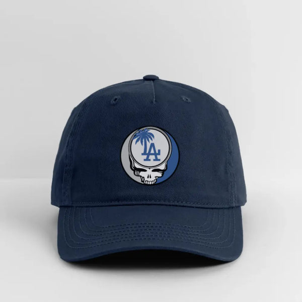 Los Angeles Dodgers Grateful Dead Stealie Dad Hat - navy