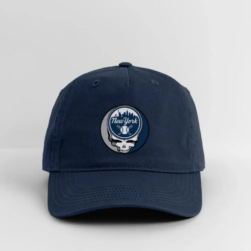 New York Yankees Grateful Dead Stealie Dad Hat - navy