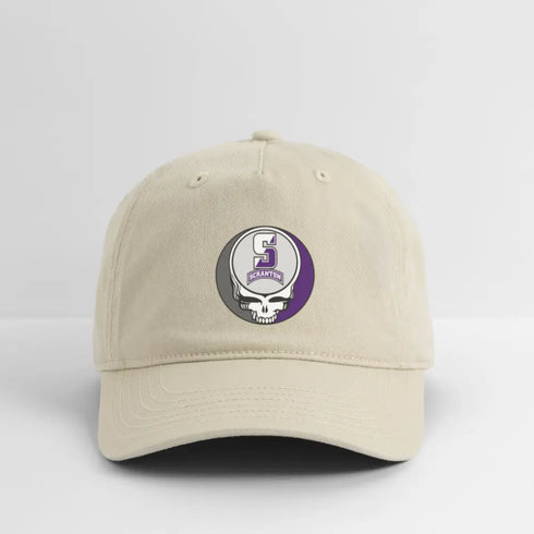 University of Scranton Grateful Dead Stealie Dad Hat - khaki