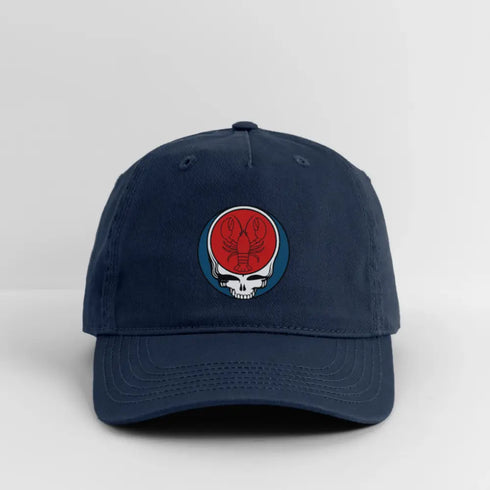 Steal Your Lobster Stealie Grateful Dead Dad Hat - navy