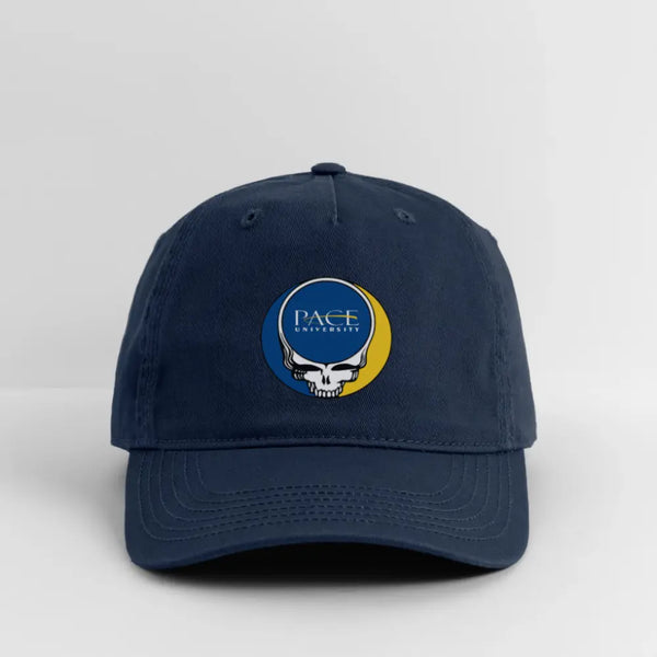 Pace University Grateful Dead Stealie Dad Hat - navy