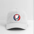 Arkansas Map Stealie Grateful Dead Dad Hat - white