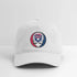 Atlanta Braves Grateful Dead Stealie Dad Hat - white