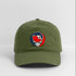 Maryland Map Stealie Grateful Dead Dad Hat - olive green