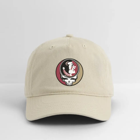 FSU 'Chief Osceloa' Stealie Grateful Dead Dad Hat - khaki