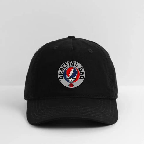 Grateful Dad Stealie Hat - black