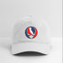 Florida Map Stealie Grateful Dead Dad Hat - white