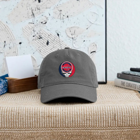 Washington Capitals Grateful Dead Stealie Dad Hat - charcoal