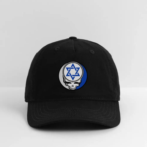 Star of David Grateful Dead Stealie Dad Hat - black