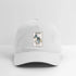 Life is dead. Jerry's Smokin' Something Grateful Dead Stealie Dad Hat - white