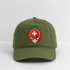2026 Switzerland World Cup Grateful Dead Stealie Dad Hat - olive green