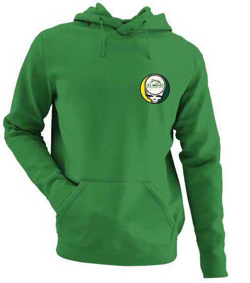 Le Moyne - Premium Grateful Dead Left Chest Hoodie - Irish Green