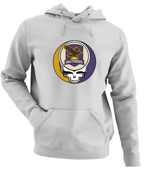 Baltimore Football - Premium Grateful Dead Hoodie - Sport Grey - 9