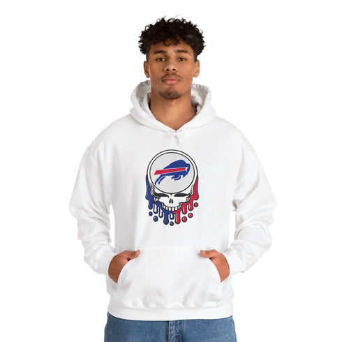 Buffalo Bills Dripping Stealie Unisex Hoodie - NFL Printify