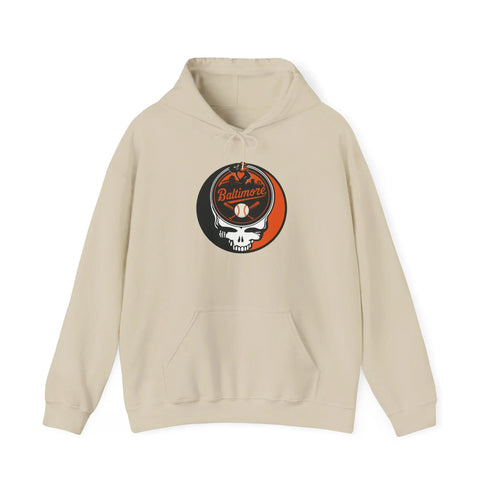 Grateful Dead - Baltimore Orioles Grateful Dead Unisex Heavy Blend Hoodie - Hooded Sweatshirt - StealieShop