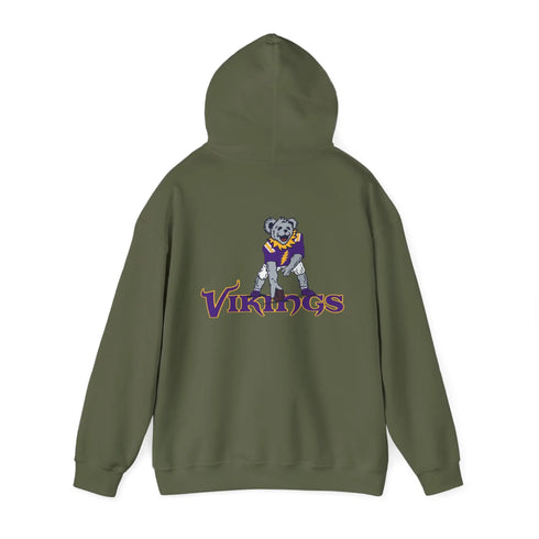 Minnesota Vikings Dancing Bear Unisex Hoodie StealieShop