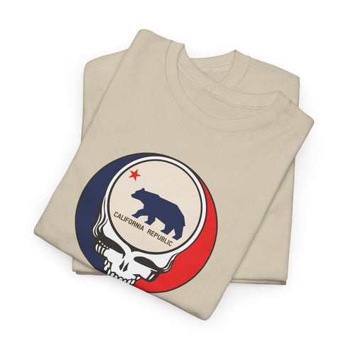 California "Unofficial" State Flag Stealie Grateful Dead T-Shirt
