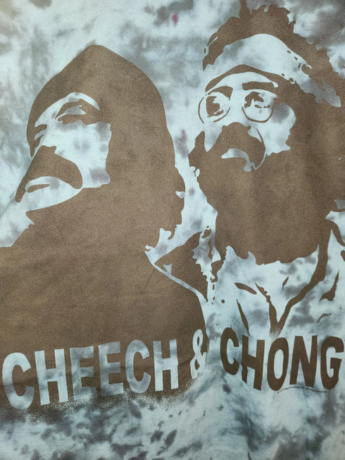 Grateful Dead - Screen Printed Cheech & Chong Tie Dye Tshirt (Size XL) - Mint Condition (#149) - StealieShop