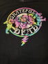 Grateful Dead - Modern Grateful Dead Dancing Bears and Bolt Tie-Dye Graphic on Black tee (Size XXL) - Excellent Condition (#152) - StealieShop