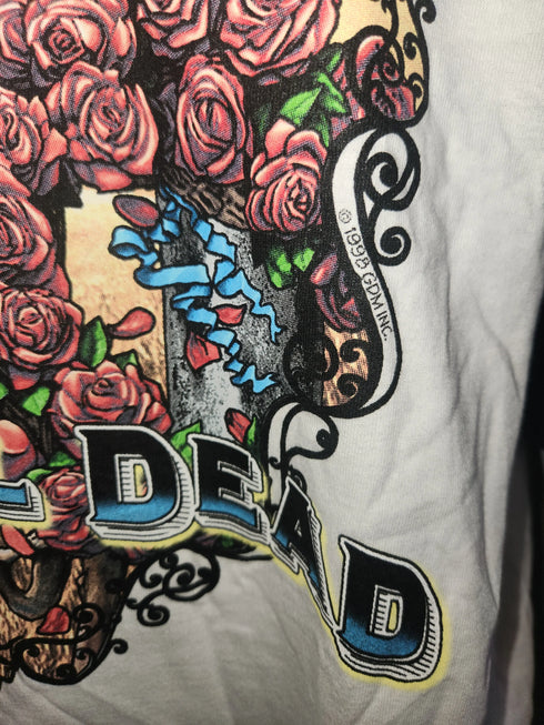 Grateful Dead - Modern Reprint of a Classic 1998 Bertha Long Sleeve Raglan Tshirt (Size XL) - Mint Condition (#146) - StealieShop