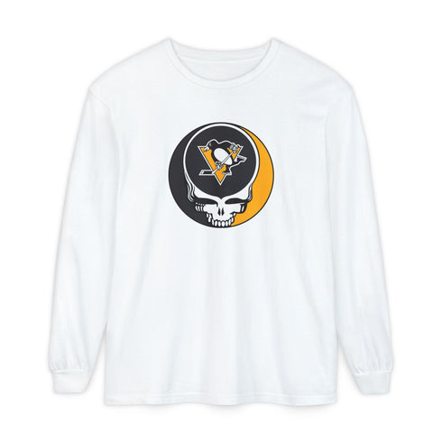 Pittsburgh Penguins Vineyard Collection Unisex Garment-Dyed Long Sleeve T-Shirt