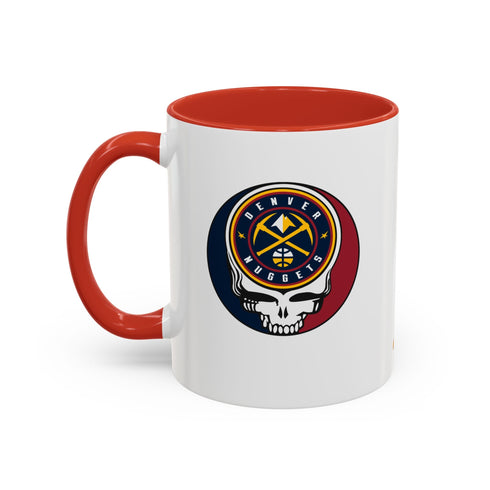 Grateful Dead - Denver Nuggets Grateful Dead Stealie Coffee Mug (11oz or 15oz) - StealieShop