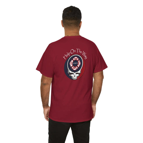 Elizabeth Fire Department Grateful Dead T-Shirt StealieShop