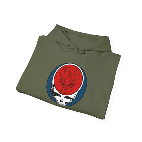 Grateful Dead - Steal Your Lobster Stealie Grateful Dead Hooded Sweatshirt - StealieShop